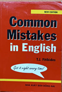 Image of Common mistakes in English