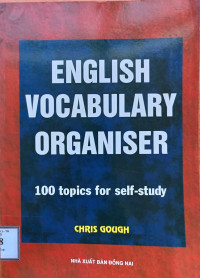 Image of English Vocabulary Organiser: 100 topics for self- study