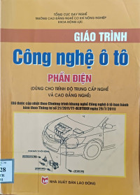 Image of Giáo trình công nghệ ô tô: Phần điện (TCN, CĐN)