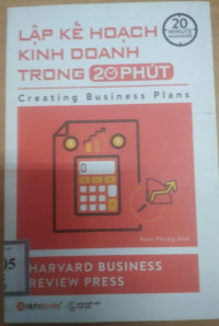 Image of Lập kế hoạch kinh doanh trong 20 phút