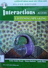 Image of Luyện kỹ năng nghe nói tiếng Anh: Interactions Access - Listening/Speaking