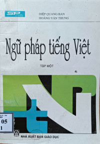 Image of Ngữ pháp tiếng việt - tập 1
