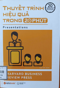 Image of Thuyết trình hiệu quả trong 20 phút